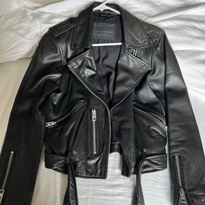 AllSaints Balfern Leather Biker Jacket